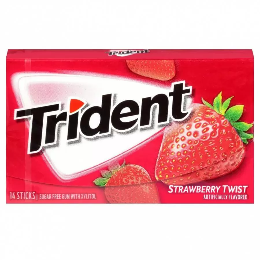 Жевательная резинка Trident Strawberry Twist  Gum