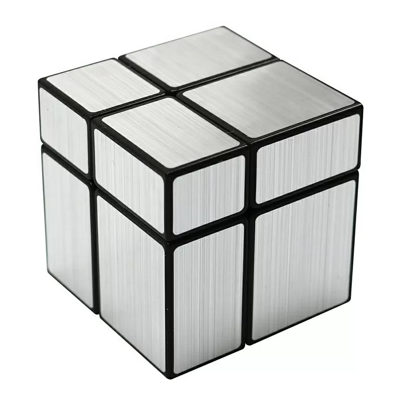 Зеркальный Кубик 2х2 Серебряный