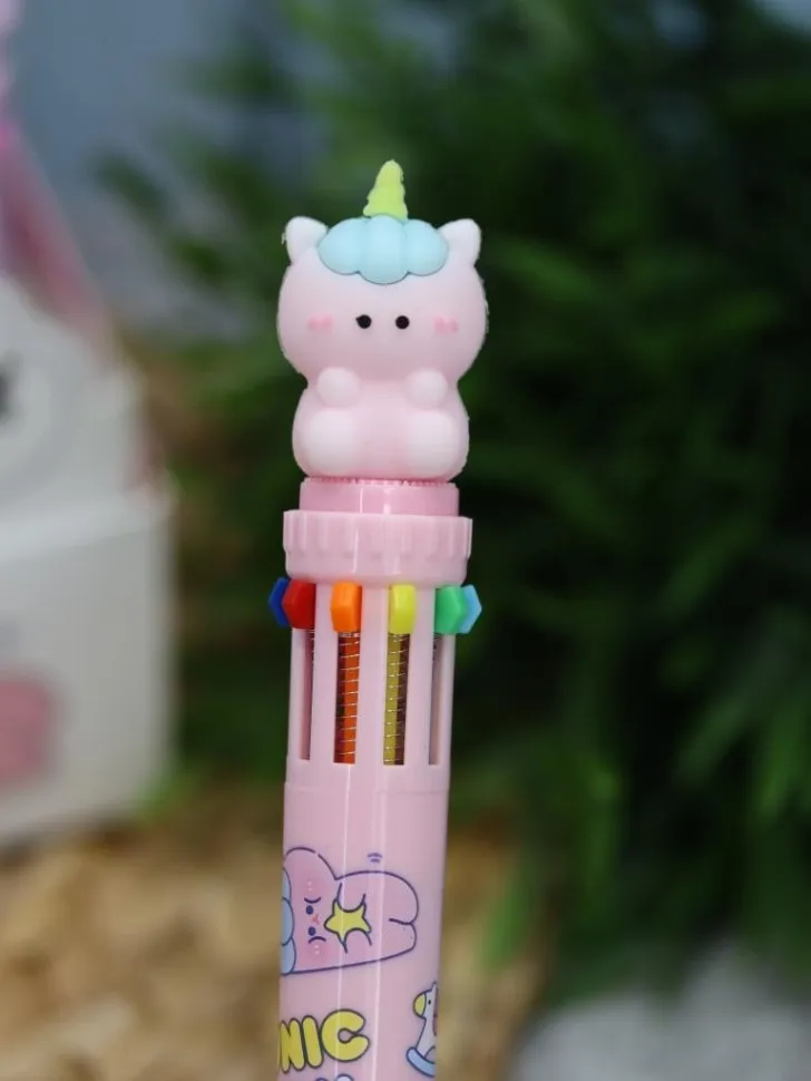 Ручка 10 lovely unicorns, mix