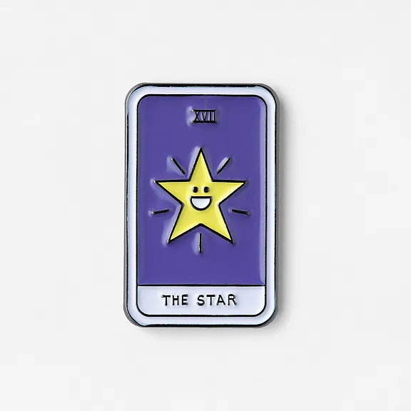 Значок эмалированный Таро Звезда