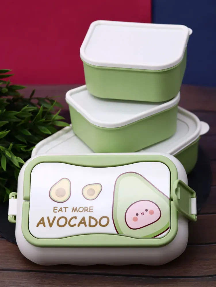 Ланчбокс Eat more avocado (green)