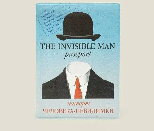 Обложка для паспорта Человек-невидимка