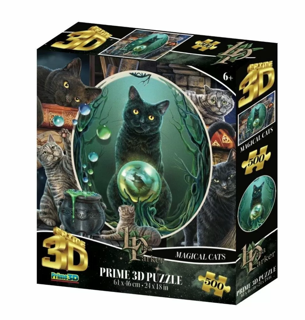 Пазл Super 3D Коллаж Кошки, 500 деталей (32533)