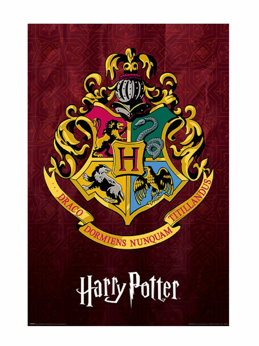 Постер Harry Potter Hogwarts School Crest