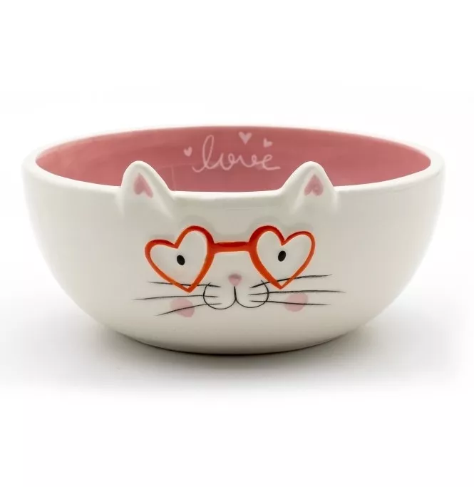 Тарелка керамическая Happy cat