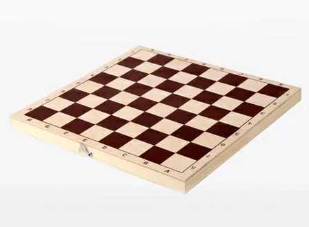 Шахматы обиходные лакированные в комплекте с доской (Орлов)