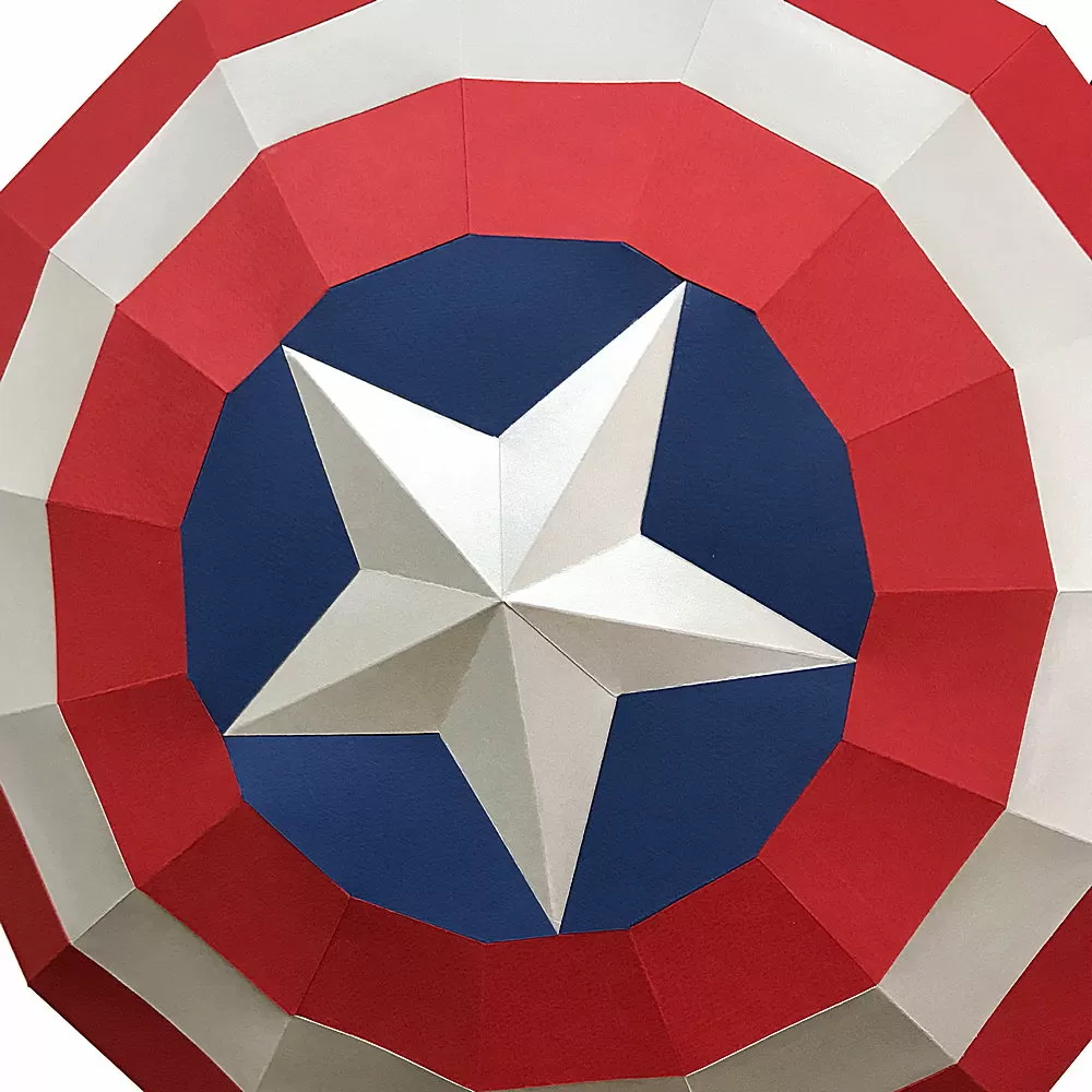Набор для паперкрафта Щит Капитана Америки
