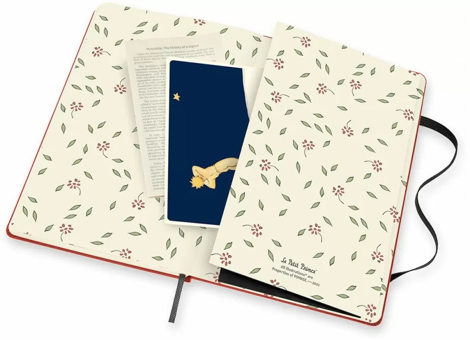 Записная книжка Le Petit Prince (нелинованная) Large, красный