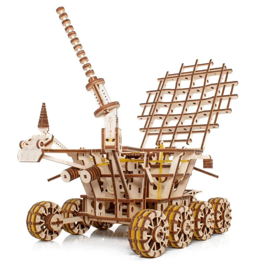 Конструктор деревянный EWA Робот Луноход