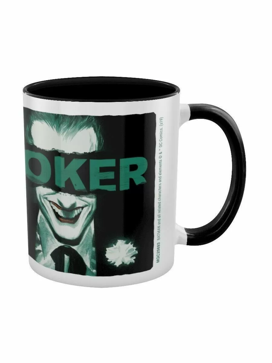 Кружка DC The Joker (Put on a Happy Face) Black Coloured Inner Mug 