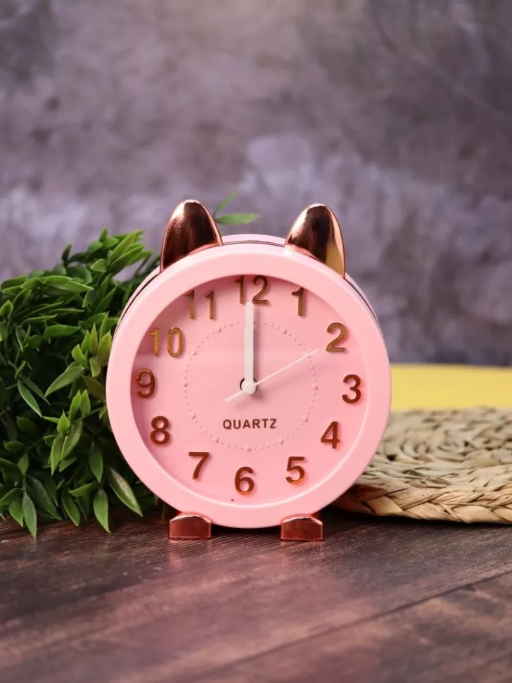 Часы-будильник Golden awakening Kitty (pink)