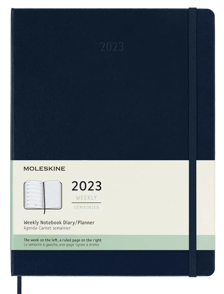 Еженедельник Classic Wknt XL синий сапфир 2023
