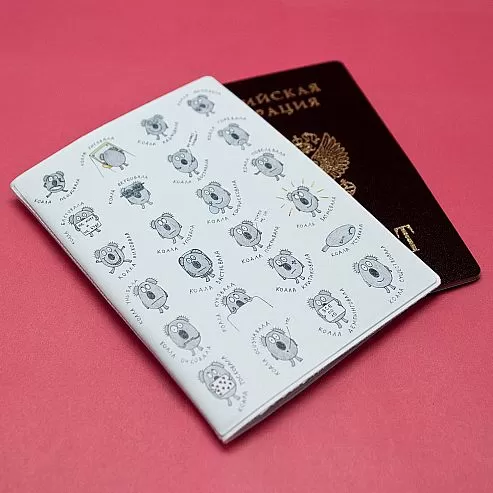 Обложка для паспорта Коала