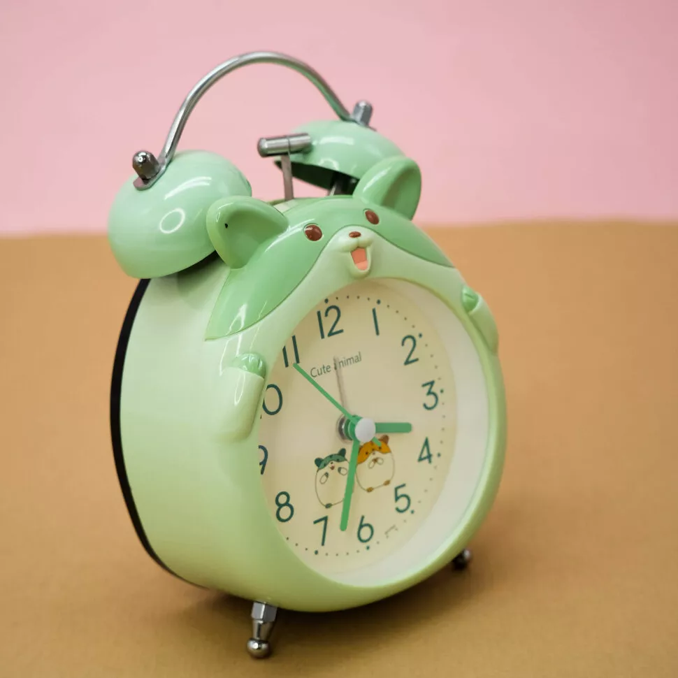 Часы-будильник Hamster (green)