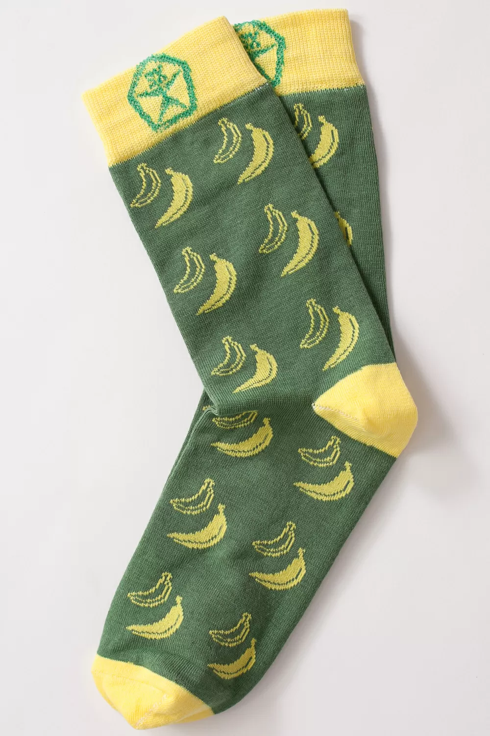 Носки Запорожец Банан женские (Зеленые)