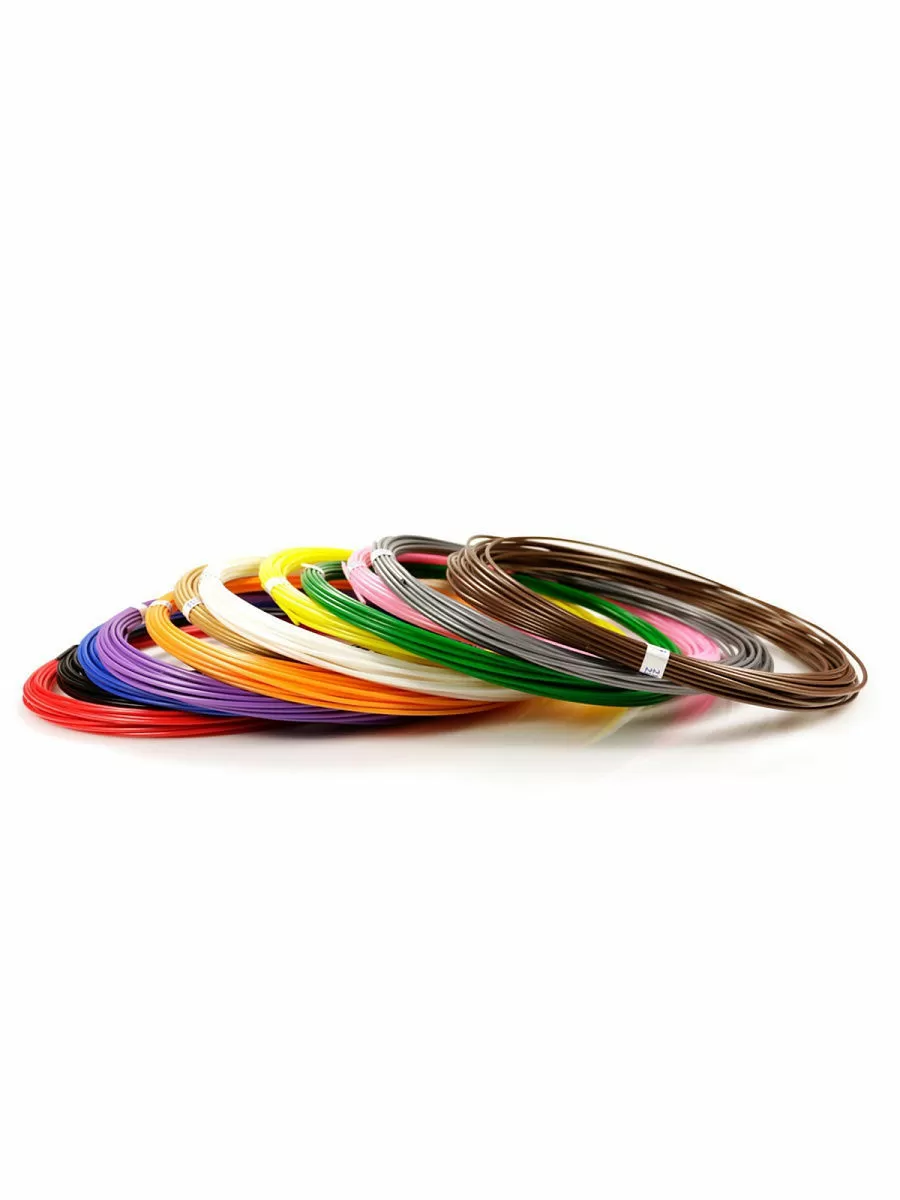 Набор пластика для 3D ручек: ABS-12 (12 цветов)