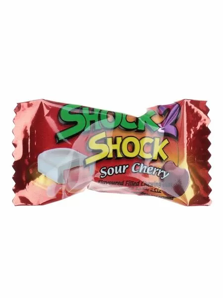 Жевательная резинка Shock2Shock с жидким центром Вишня 4 гр.