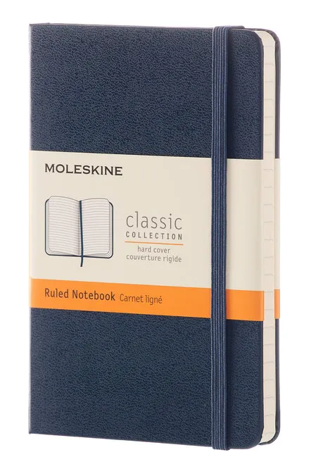 Записная книжка Classic (в линейку) Pocket синий сапфир