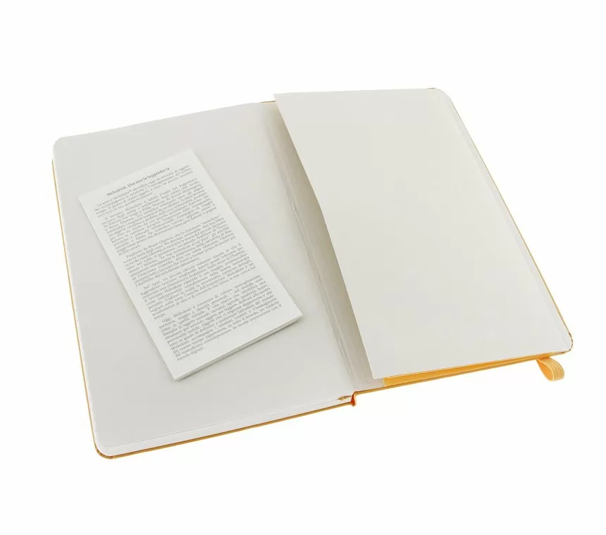 Записная книжка Classic (в линейку) Large желтая