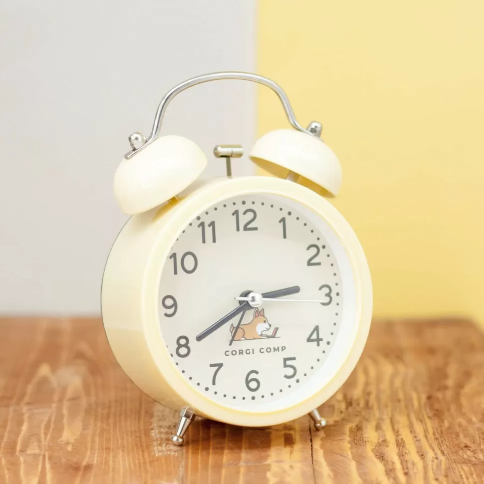 Часы-будильник Corgi (yellow)