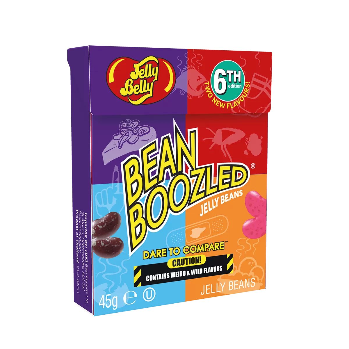 Jelly Belly Ассорти Bean Boozled 20 вкусов (6-я версия) 45 г.