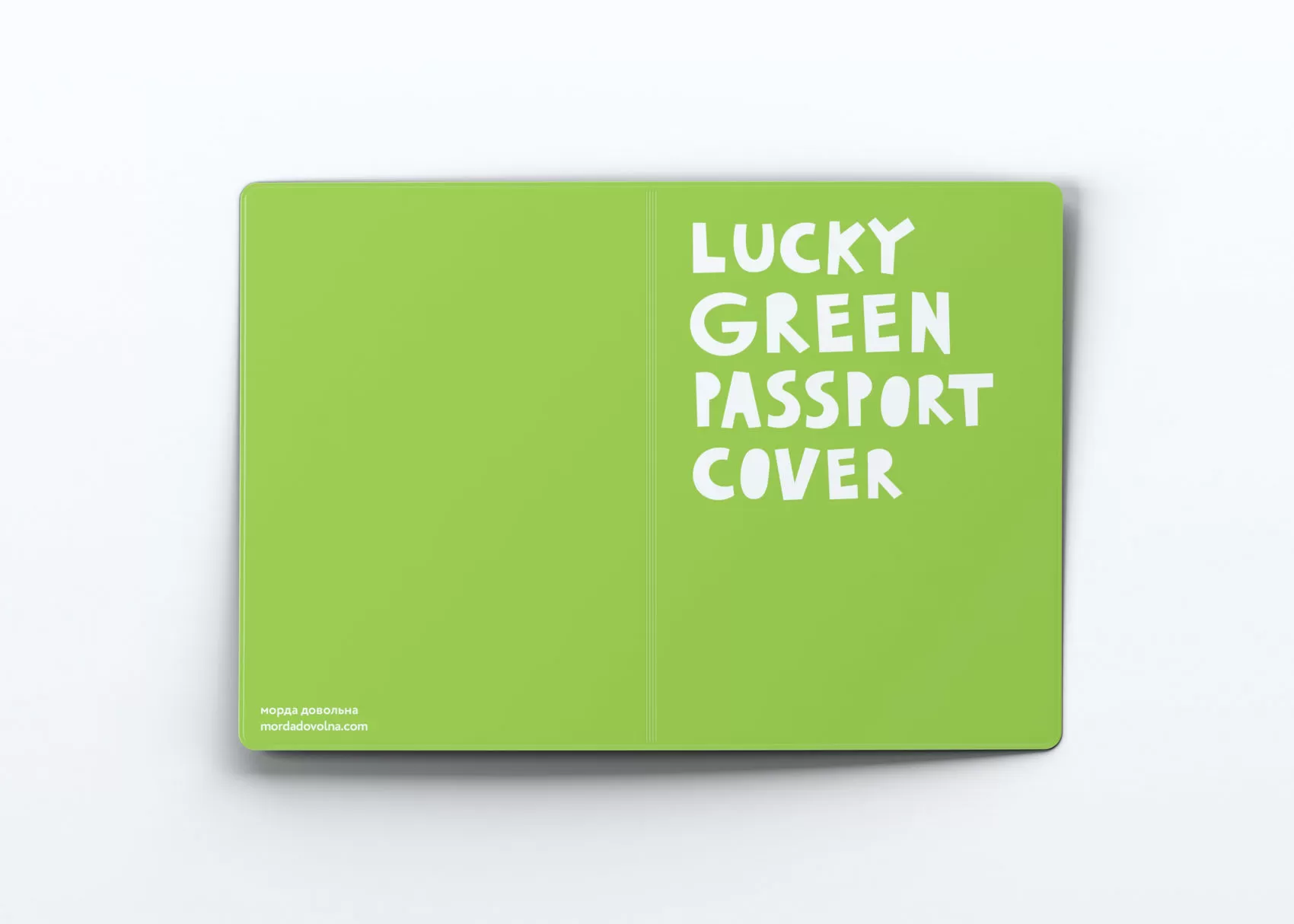 Обложка на паспорт Lucky green passport cover