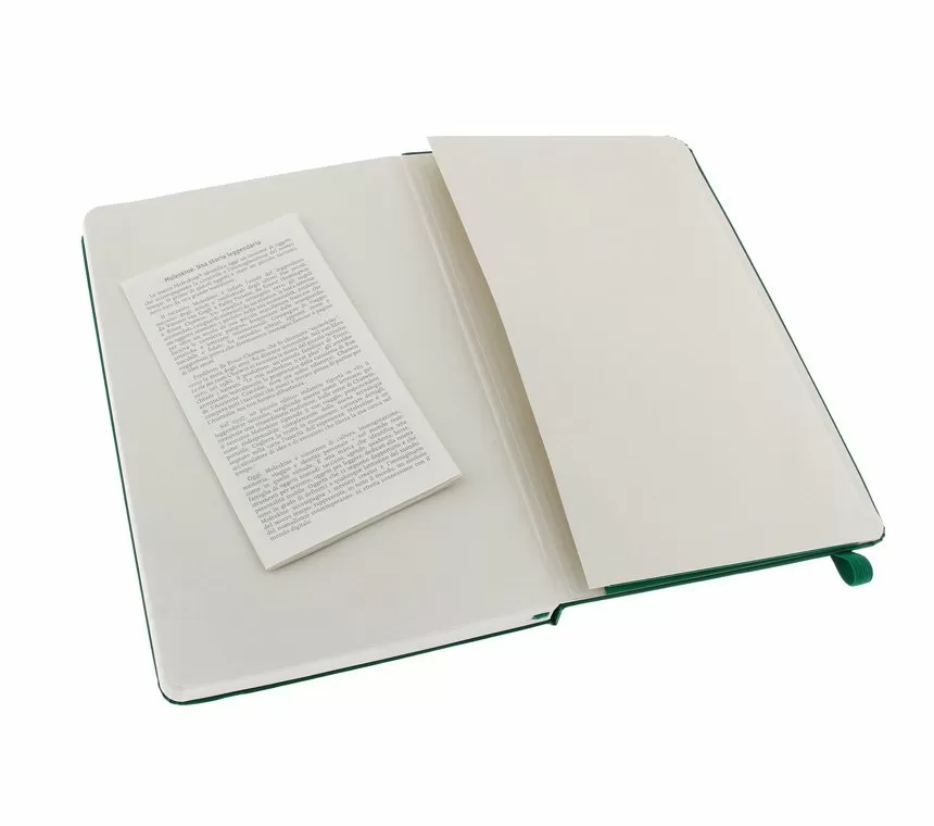 Записная книжка Classic (в линейку) Large зеленая