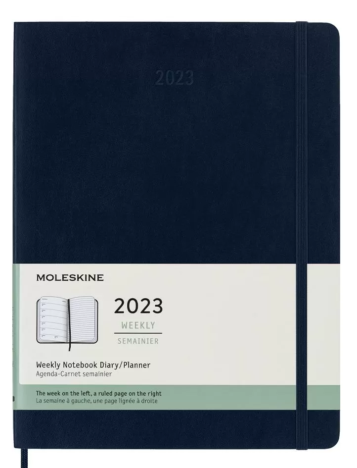 Еженедельник Classic Soft Wknt XL синий сапфир 2023