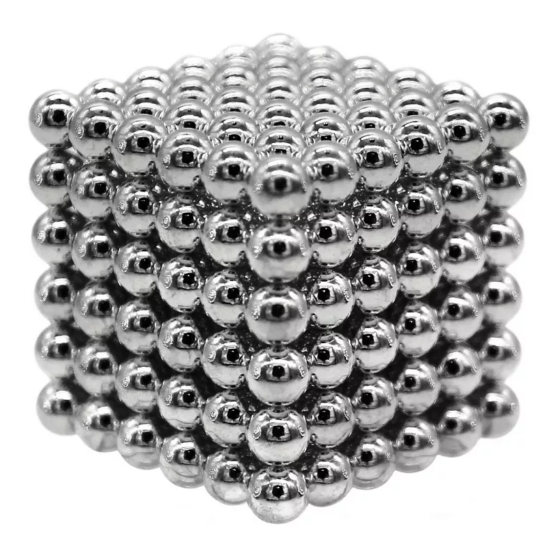 Магнитный куб Magnetic Cube стальной, 216 шариков, 5 мм