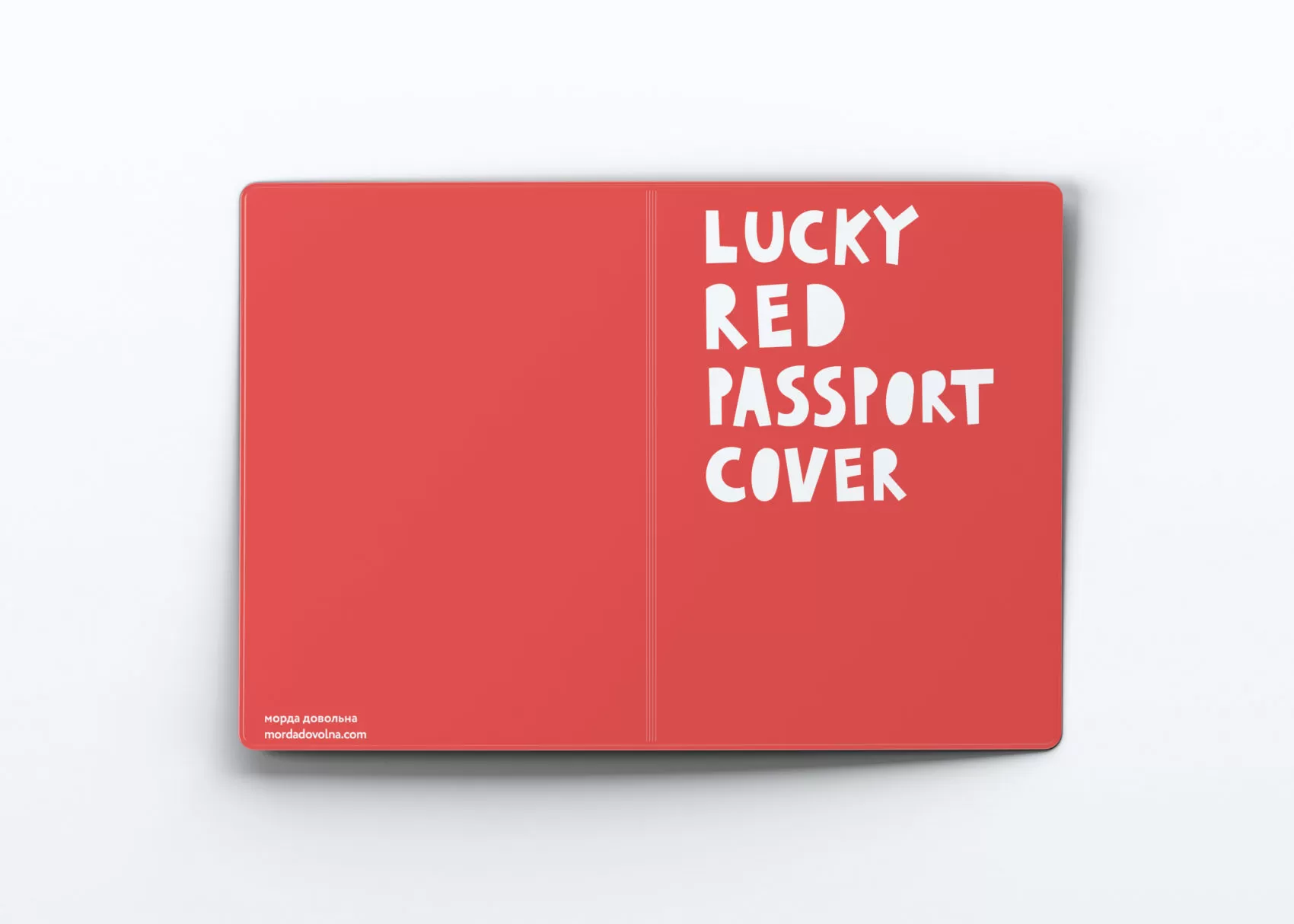 Обложка на паспорт Lucky red passport cover