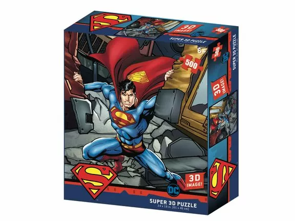 Пазл Super 3D Сила Супермена, 500 деталей (32523)