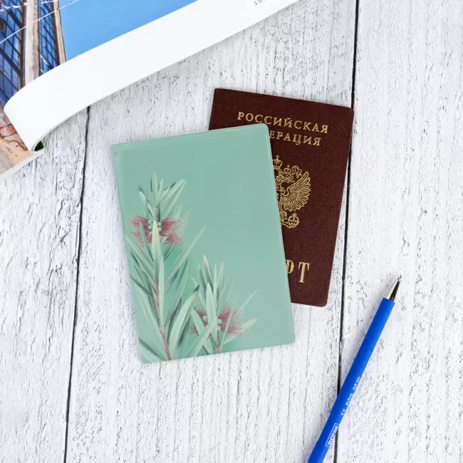 Обложка для паспорта Delicate flowers