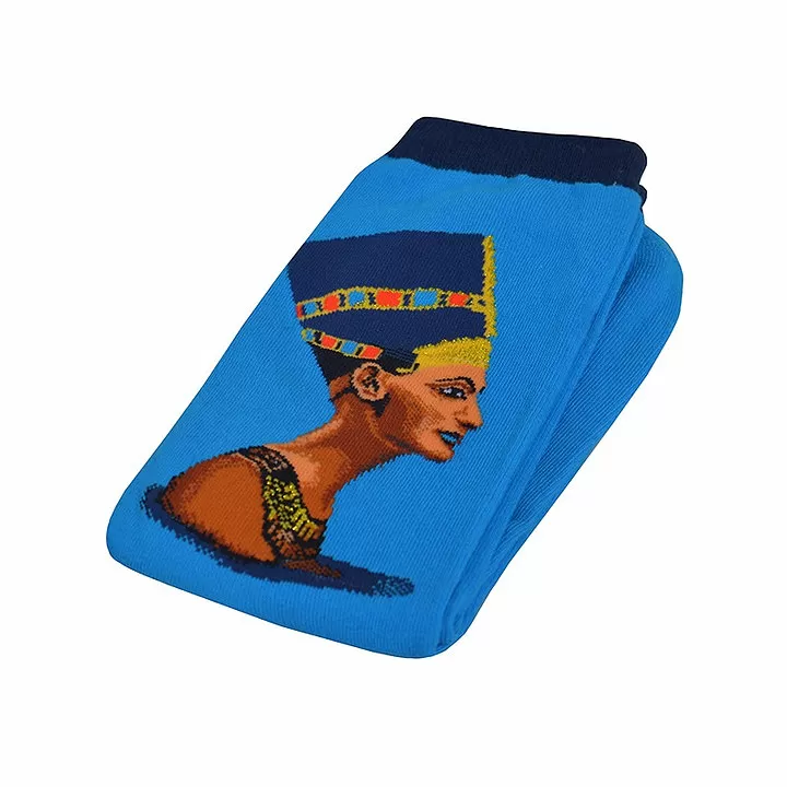 Носки Полотна великих. Нефертити (голубой), 38-45