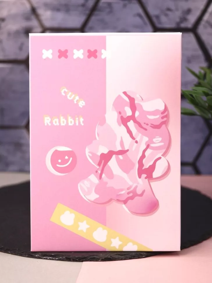 Зеркало настольное Cute rabbit (pink)