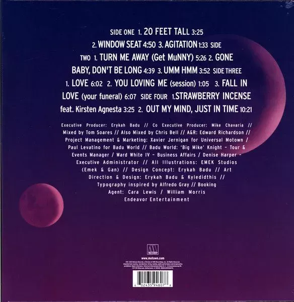 Пластинка Erykah Badu - New Amerykah Part Two: Return Of The Ankh (Purple Marble Vinyl)