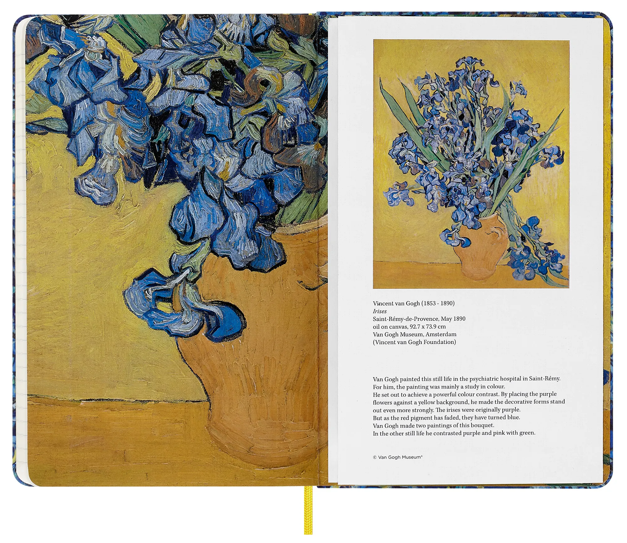 Записная книжка Le Van Gogh Museum Large (в линейку) синий