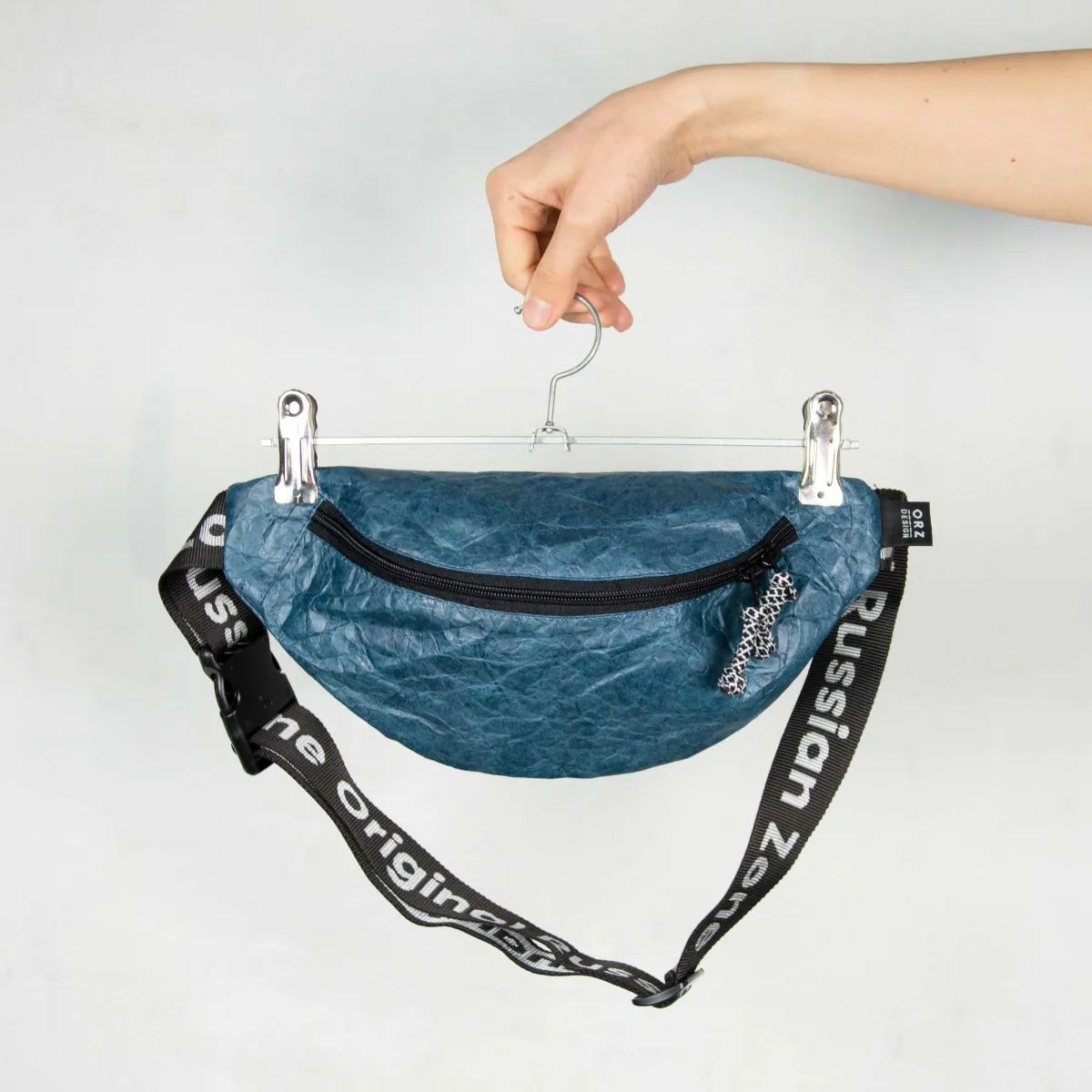 Поясная сумка Крафт-текстиль (синий)
