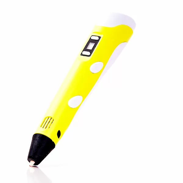 3D ручка Spider Pen PLUS с ЖК дисплеем, желтая