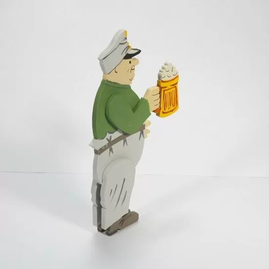 Елочная игрушка Швейк с пивом