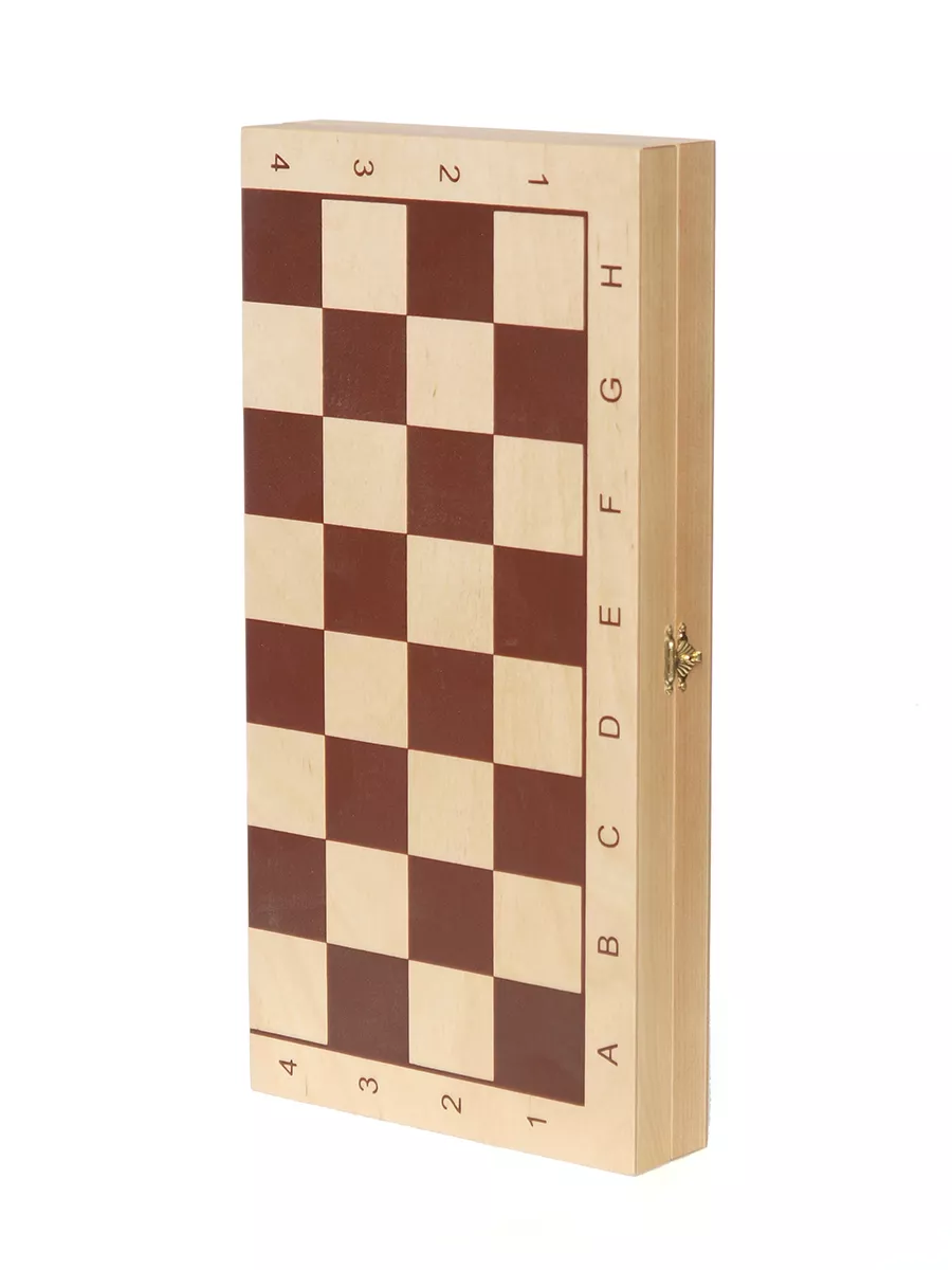Шахматы складные Обиходные, 50мм с утяжеленными фигурами