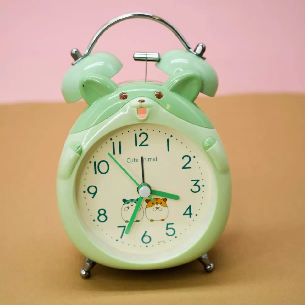 Часы-будильник Hamster (green)