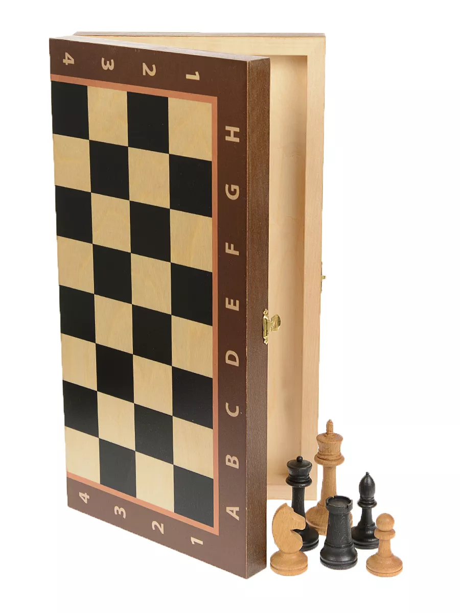 Шахматы складные Классические, 40мм с утяж. фигурами