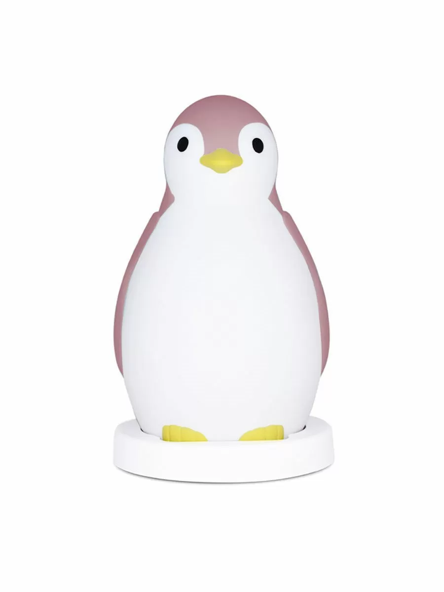 Беспроводная колонка+будильник+ночник пингвинёнок Пэм (розовый)
