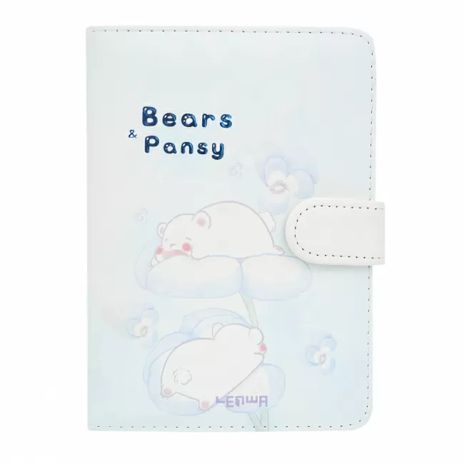 Блокнот Bears pansy (спят на цветах)