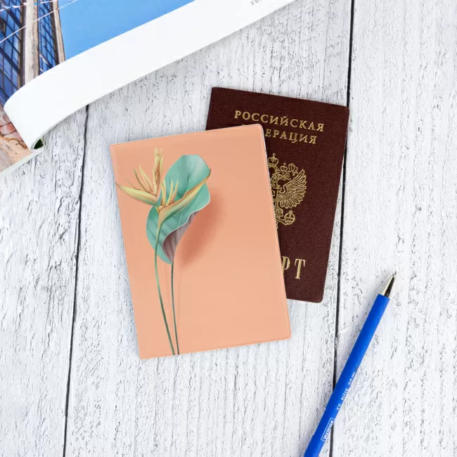 Обложка для паспорта Romantic flowers