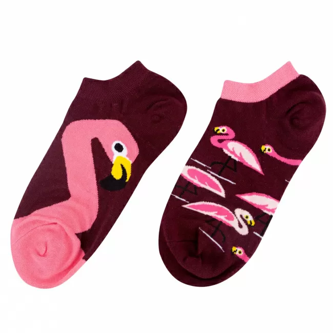 Носки короткие Розовый фламинго