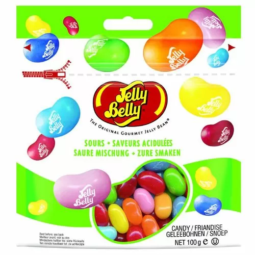 Jelly Belly Ассорти кислые фрукты, 100 г.