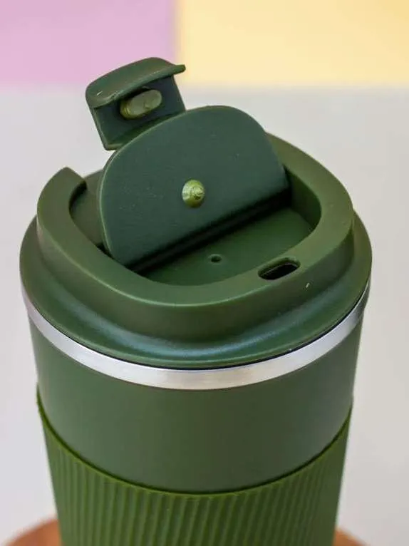 Термокружка Mini relief classic (green), 500 мл.