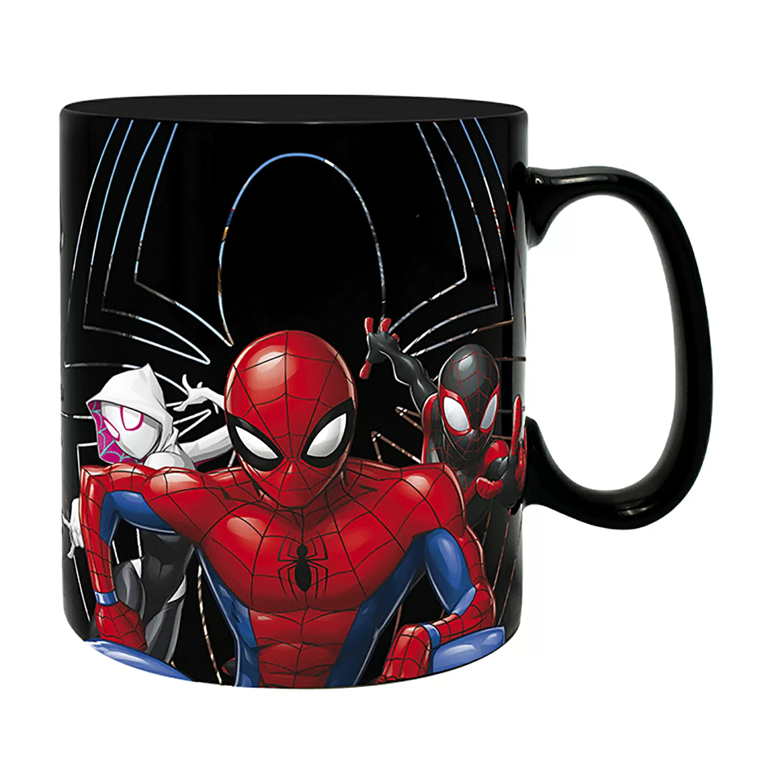 Кружка Marvel Mug Heat Change Multiverse Spider Man x2 ABYMUG882, 460 мл.