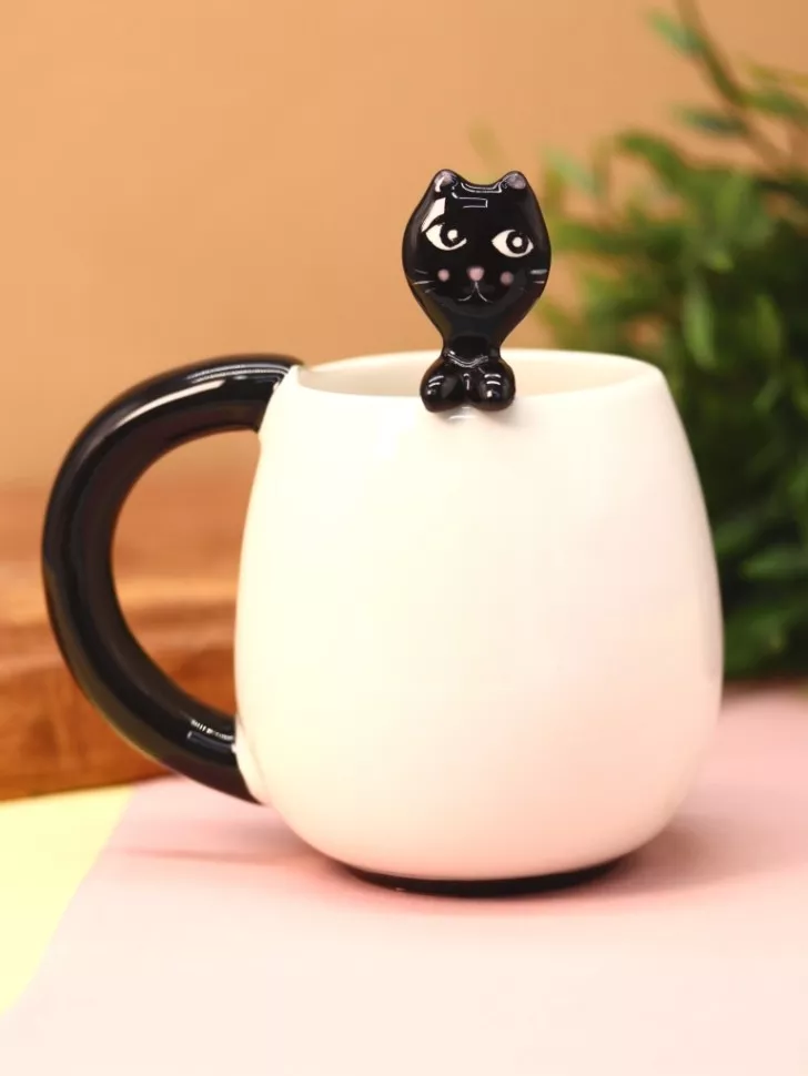 Кружка керамическая Sly cat